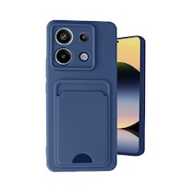 Xiaomi Redmi Note 13 Pro 5g Kılıf Kelvin Kartvizitli Silikon Lacivert