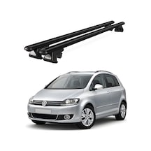 Volkswagen Golf Plus 2009-2014 Uyumlu Siyah Ara Atkı Port Bagaj Tavan Barı