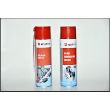 Würth Genel Temizleyici 500 ML + Würth Silikon Sprey 500 ML
