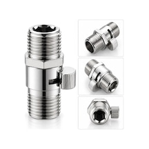 Sn-38122 Metal Çift Dış Dişli Ayarlanabilir Akış Kontrol Vanası