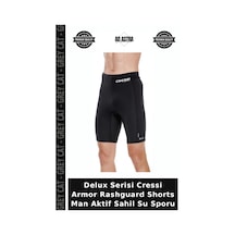 Grey Cat Delux Serisi Cressi Armor Rashguard Shorts Man Aktif Sahil Su Sporu Siyah
