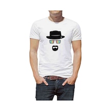 Breakıng Bad Baskılı Beyaz Erkek Tshirt