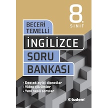 Tudem 8. Sınıf İngilizce Beceri Temelli Soru Bankası 2024