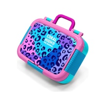 Coral High Kids Mor Leopar Desenli Paslanmaz Çelik Beslenme Kabı 39166 Mor