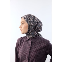 Mirsoy Scarf Lavin Desen Eşarp Hardal