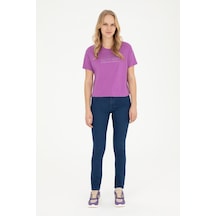 U.S. Polo Assn. Kadın Mavi Toothpick Fit Jean Pantolon 50280328-DN0022