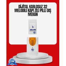 Kolay Kullanımlı Kablosuz Kapı Zili Şık Ve Sade Tasarım - Lisinya