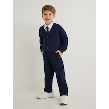 Koton Chino Okul Pantolonu Cepli Pamuklu Lacivert 5wkb40004tw Lacivert