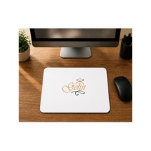 Sarı Mavi Mor Kediler Baskılı Mousepad Bilgisayar Altlığı