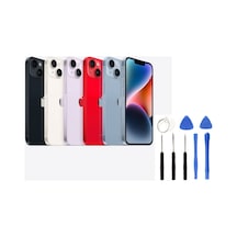 Apple Uyumlu iPhone 14 Arka Kapak +b7000 Yapıştırıcı+tamir Seti Senalstore - Beyaz Beyaz