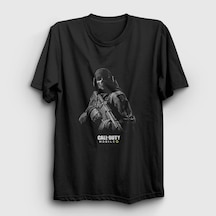 Presmono Unisex Mobile Call Of Duty T-shirt Siyah
