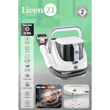 Livenzi Jjb-737-ıı Koltuk Halı Yıkama Ve Leke Çıkartma Makinesi-beyaz
