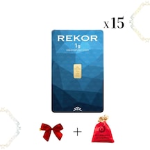 15 Adet 1 Gr 24 Ayar Altın Rekor