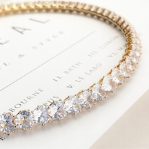 Choker Kolye Kalp Su Yolu Esnek Kelepçe Model Yüksek Kalite 316 L Çelik Gold 39 Cm Gold Choker Kolye Kalp Su Yolu Esnek Kelepçe Model Yüksek Kalite 316 L Çelik Gold 39 Cm Gold