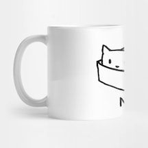 Nope Cat - Kedi Kupa Bardak Çok Renkli