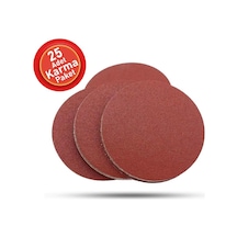 25 Adet Cırt Zımpara Spiral Avuç İçi Taşlama 115 mm Harman Paket