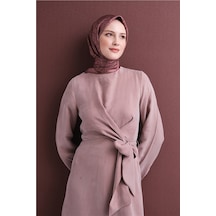 Armine Saf İpek Twill Eşarp 9640d 34 gri