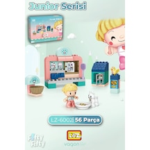 Loz Junior Serisi Pet Klinik 56 Parça Dekoratif Oyuncak Yapım Seti Yapı Blok Fflz-6002