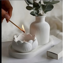Bernami Mumluk Şamdanpinterest 3 Lü Küçük Vazo Seti Diğer