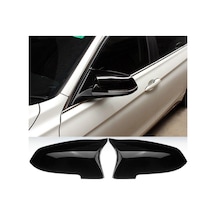 Bmw F10 2015 - 2020 Sinyalli Yarasa Ayna Kapağı Piano Black Parla