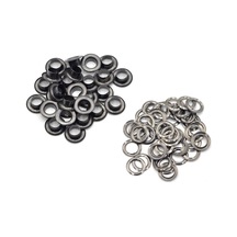 Koyu Gri 100 Adet Kuşgözü Grommets Yıkayıcı İle Uygun Deri El Sanatları Çanta Ayakkabı Kemer Kapağı 4mm/5mm/6mm/8mm/10mm 8mm