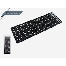 Hadron Hd3494-1000-100 Rusça Klavye Tuş Takımı Sticker