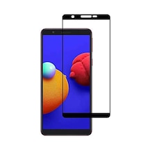 Samsung Uyumlu Galaxy A01 Core Tam Kaplayan Çerçeveli Tempered Ekran Koruyucu