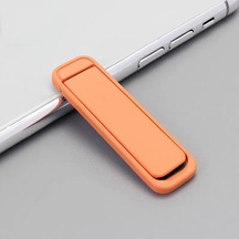 Goldenqian Cep Telefonu Kickstand Evrensel Dikey Yatay Standı Ayarlanabilir Mini Katlanır Masa Dağı Tutucu İphone Samsung Orange Orange