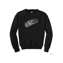 Alien Behind Glass Siyah Sweatshirt