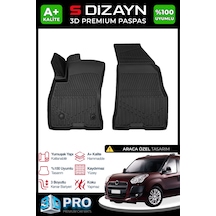 Fiat Doblo Panelvan 3d Pro Havuzlu Ön 2'li Paspas 2010-2023 A+ Kalite 3ds-sdz284