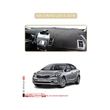 Kia Cerato 2013-2019torpido Koruma Halısı Bej Kenar