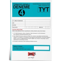 Yargı Yayınları Tyt Türkiye Geneli Deneme 4/Kolektif