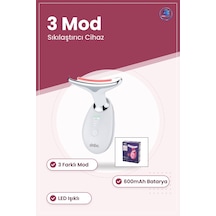 Yüz Masaj Aleti 3 Mod 600mah Boyun Sıkılaştırıcı Cihaz Şarj Edile