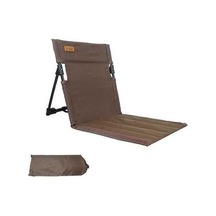 Bloomnest Alüminyum Alaşım Katlanır Sırt Sandalyesi, Plaj Piknik İçin Kolay Ayarlanabilir Koltuklar, Kamp Ve Yürüyüş İçin, 39x39.5x60 Cm, Altın - Siyah Altın - Siyah