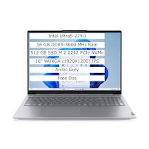 Lenovo Thinkbook 16 G8 21SK007VTX Ultra 5-225U 16 GB 512 GB 16" Free Dos Dizüstü Bilgisayar