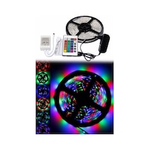 5 Metre Rgb Şerit Led Seti-iç Ve Dış Mekan Silikonlu-tak Çalıştır 4915 Çok Renkli