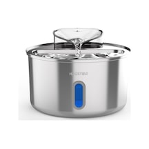 Tr Wf009l-w Pencereli Otomatik Kedi Su Sebili,kedi Su Çeşmesi, Su Pınarı 3.5lt Geniş Hazne, Sus304 Çelik, Ultra Se