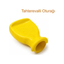 Tahteravalli Oturağı Plastik 89 Mm Kaymaz Yüzey Darbe Emici Kauçuk Stoperli -1163 Çok Renkli