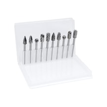 6318 Ahşap-metal Karbür Kalıpçı Freze Ucu 10 Parça 3 Mm Saplı