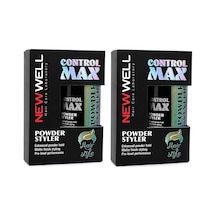 Bybars Newwell Control Max Powder Styler, Mat Görünüm, Güçlü Tutucu, Hacim Veren Saç Şekillendirici Toz, 20g 2 Adet