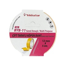 Yıldızlar Byb-11 Çift Tarafli Köpük Bant 12 Mm 5 Mt