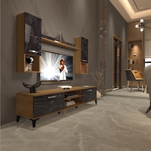 Decoraktiv Eko 5da Mdf Dvd Silver Tv Ünitesi Tv Sehpası Pera - Siyah Mermer Decoraktiv Eko 5da Mdf Dvd Silver Tv Ünitesi Tv Sehpası Pera - Siyah Mermer