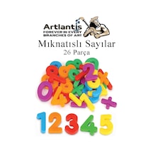Mıknatıslı Sayılar 26 Parça 1 Paket Bubu Manyetik Sayılar Okul Öncesi Eğitim Harfleri Öğrenme