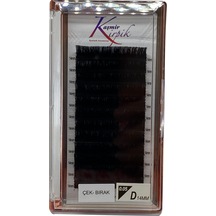 Kaşmir Kirpik Çek Bırak D Kıvrım 0.05 MM 14 Numara Tek Boy Kirpik