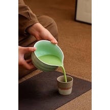 Seramik Chawan Matcha Çayı Köpürtme Kasesi Ve Whisk Matcha Tutucu Mt216