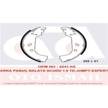 VALEO 562552 Kampana Balata Ulysse 94- Scudo 96- / Z (Zeta) 94- / 806 94- Expert 95- / Evasıon 94- Jumpy 95-
