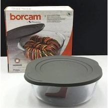 Paşabahçe 59001 Gri Kapaklı Borcam Fırın Kabı 2100cc