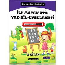 İlk Matematik Yaz-sil Uygula Seti 2 Kitap