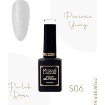 Misyul Uv Led Kalıcı Oje Nail Art 15 Ml Simli Seri S06