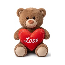 04031 45 Cm Love Kalpli Ayıcık Peluş Oyuncak